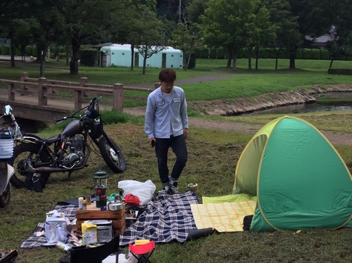 SR　キャンプ　BRATSTYLE　BBQ　テント　CAMP　野田スポーツ公園